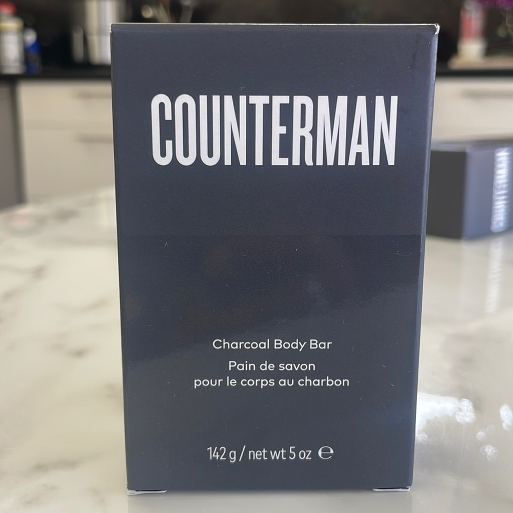 Beautycounter counterman charcoal body bar NWB